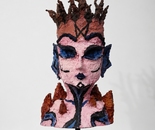 Flameborne Serenity / Paria Mostafavi Soleyman / 25 × 14 × 9 cm / 2026 / Papier-Mâché Sculpture / $420