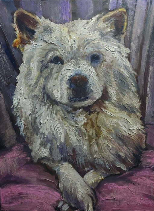 Deniz / Raya Tayebi / 30 × 40 cm / 2026 / Oil on Canvas / $110