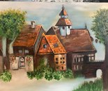 Home and Love / Leila Moradi /  50 × 80 cm / 2024 / Oil Painting / Price upon request