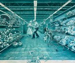 Shopping Reality / Zeinat Parsa / 100 × 150 cm / 2024 / Acrylic / $200,000