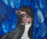 The Soul Unveiled / Narges Darvishi / 30 × 40 cm / 2024 / Acrylic / Price not provided