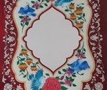 Dream / Fatemeh Sadat Modarresi Yazdi / An open-theme artwork exploring imagination and dreamlike imagery./ 60 × 90 cm / 2025 / Oil color, reverse glass painting / $300