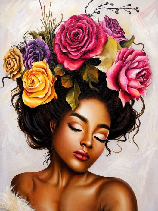 Peace / Laleh Jadidi / 80 × 90 cm / 2024 / Oil Color / $200