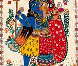 Ardhanarishwar kalamkari art