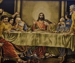 The Last Supper / Akram Abed Sichani / 110 × 70 cm / 2021 / Tabriz Carpet Tableau / Price not provided