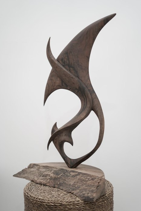 The Silent Collection / Marzieh Kahedi / 37 × 70 cm / 2025 / Minimalism, Black Forest Walnut / $1,650