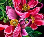 Blooming in the Dark / Yegane Mohammadi / 80 × 90 cm / 2025 / Oil Color / $200