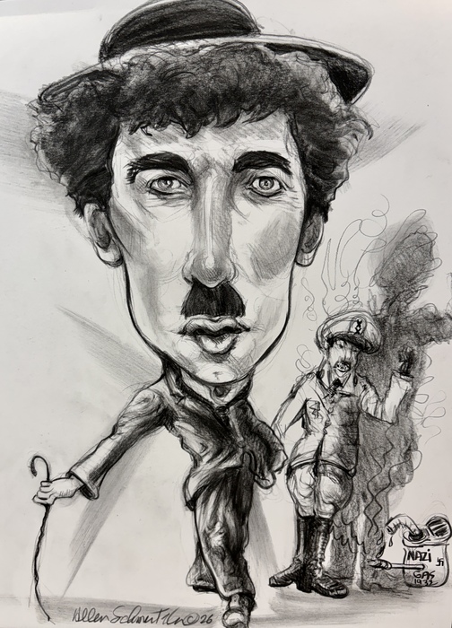 Charlie Chaplin by Allen Schmertzler