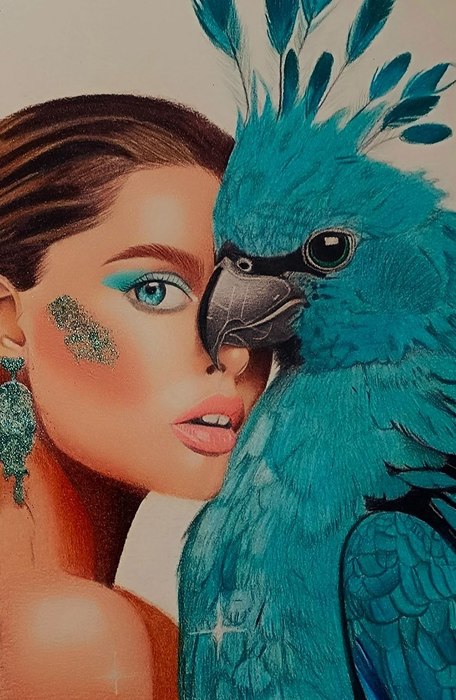 Kosar Pahlavanzade/ Technique: Color Pencil/ Size: 20*30 Cm/ Price: 200$