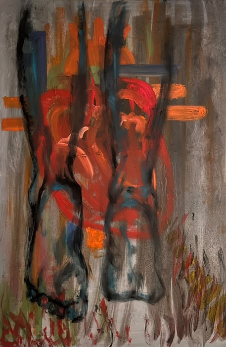 Maryam Shahbazi Kivi/ Technique: Oil Color On Canvas/ Size: 60*40 Cm/ Price: 400$