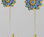 Nasim Zolanvari/ Technique: Matrix (Jewelry Design) / Size: 2.6*7.5 Cm/ Price: 200$