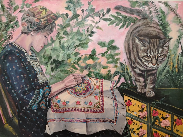 Elham Hadadpour/ Technique: Acrylic On Canvas/ Size: 60*80 Cm/ Price: 400$