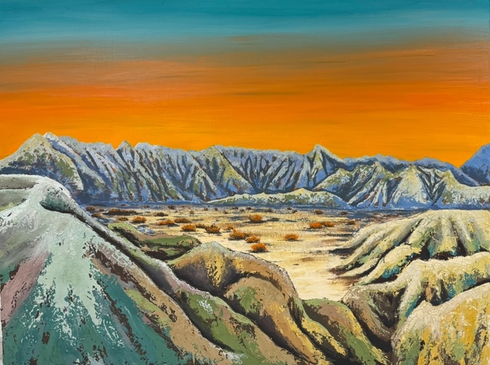 Setareh Navabi/ Technique: Acrylic On Canva/ Size: 150*320 Cm/ Price: Negotiable