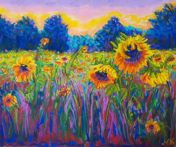 Sunflowers in the Wild