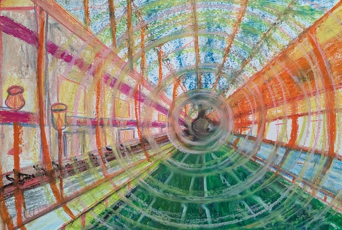 Spectrum Corridor by Laura Bernardeschi Nelson 