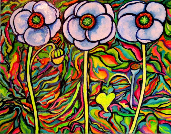 Three Poppies