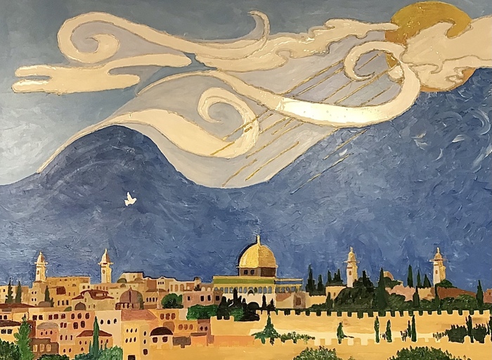 Jerusalem Every cloud has a silver lining 