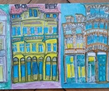 Street on wooden plaque