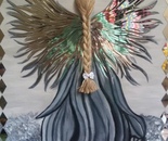 Mitra Shahrouei/ Technique: Acrylic, Mirrored, College/ Size: 100*80 Cm/ Price: 270$