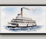 bateau fluvial américain