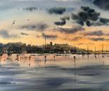 Mahshid Mirab/ Technique: Watercolor/ Size: 30*40 Cm/ Price: 450$