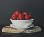Small bowl of strawberries 