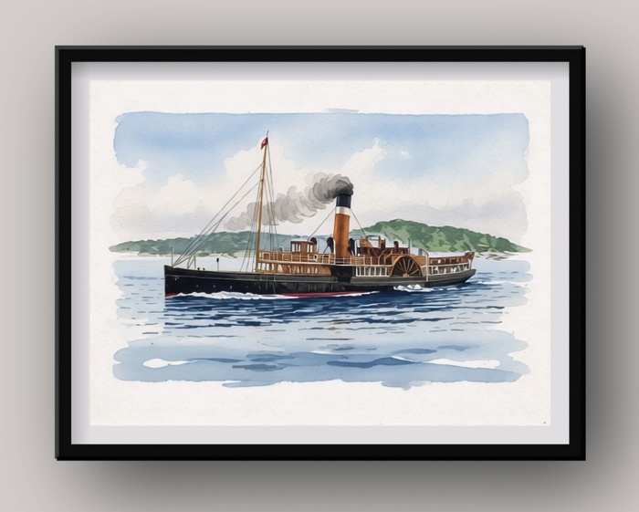 "bateau à aubes à vapeur"