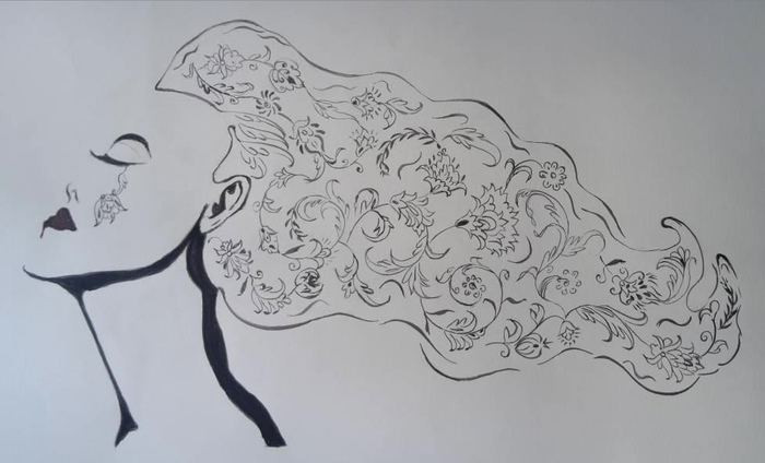 Maliheh Khoushkamian/ Technique: Acrylic/ Size: 30*46 Cm/ Price: 120$