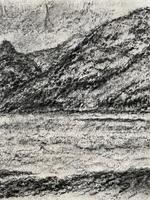 Loch Duich towards the Five Sisters of Kintail from Eilean Donan Castle