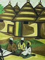 Chief giving wisdom to his elders