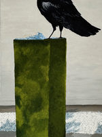 Crow at Fountain