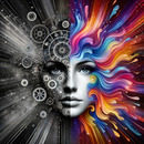 “Samurai Blossom: Guardian of the Lunar Path”