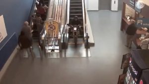 guilford mall escalator