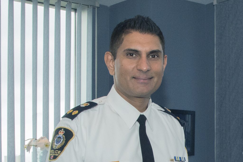 Deputy Chief Steve Rai, talks about his role in one of Canada’s premier police agencies. Photo: Ray Hudson