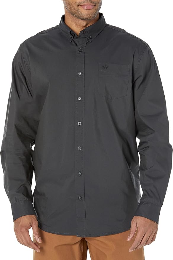 Dockers Men's Classic Fit Long Sleeve Signature Comfort Flex Shirt - Picture 2 of 2