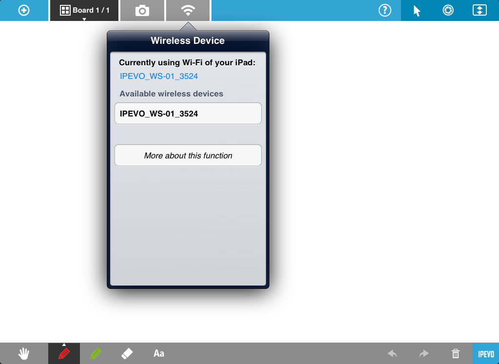 WS01 Wireless Station for iPad and USB Document Cameras IPEVO