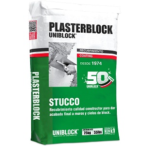 Estuco Plasterblock De 25kg. Uniblock