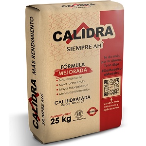 Cal Hidratada 25kg Calidra