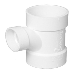 Tee De Pvc Sanitario De 4"x 2" Cementar