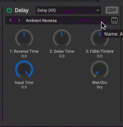 Korg wavestate delay parameters