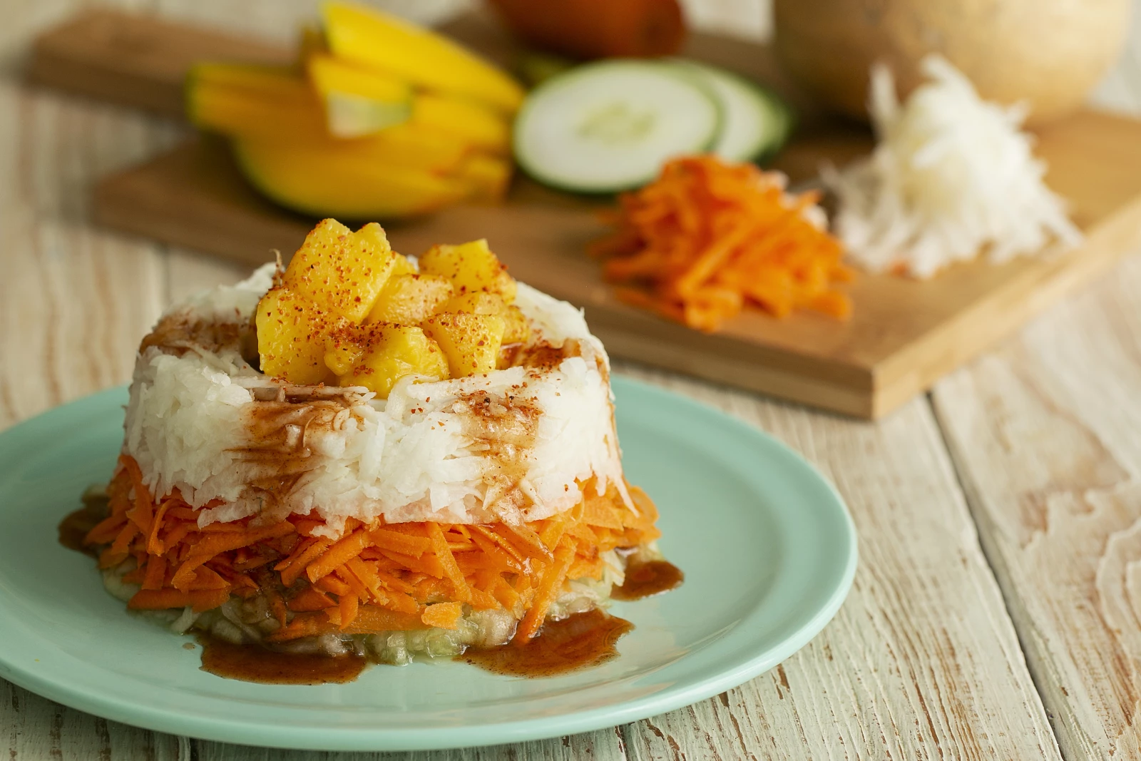 ROSCA DE FRUTAS CON CHAMOY ROSCA DE FRUTAS CON CHAMOY