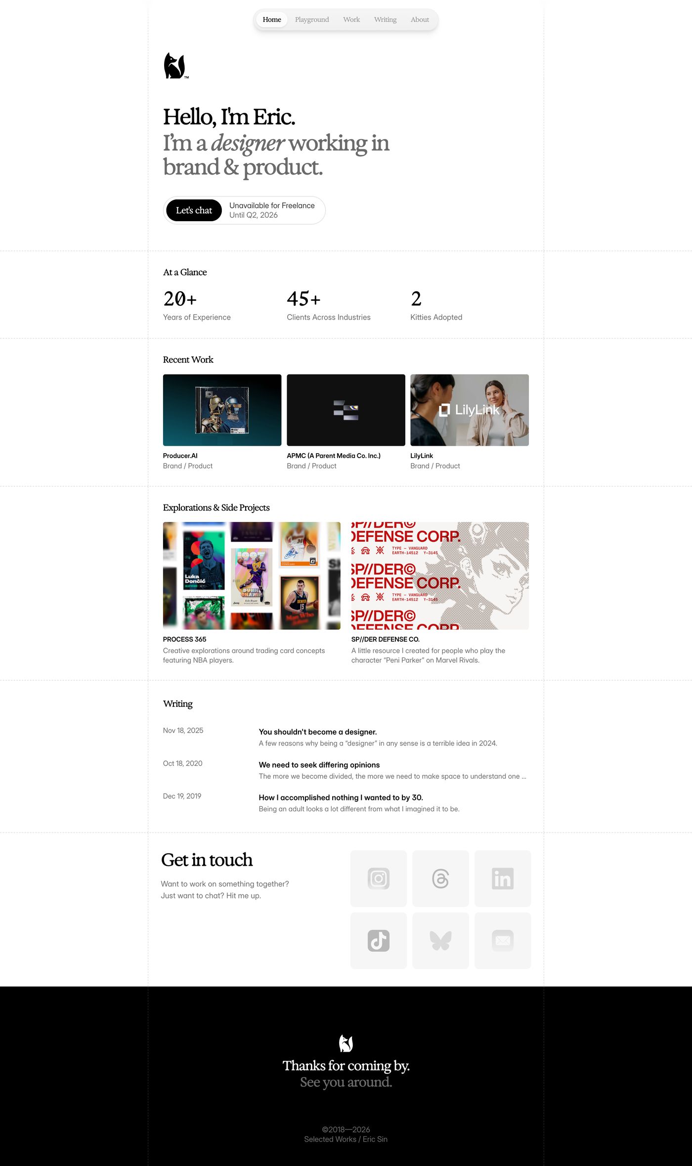 Open Portfolio Website