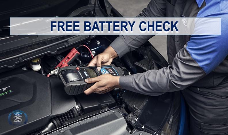 Free Battery Check | South Bay Ford Service