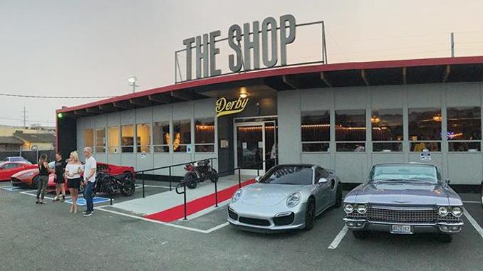 Front view of The Shop