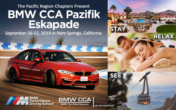 BMW CCA Pazifik Eskapade 2019