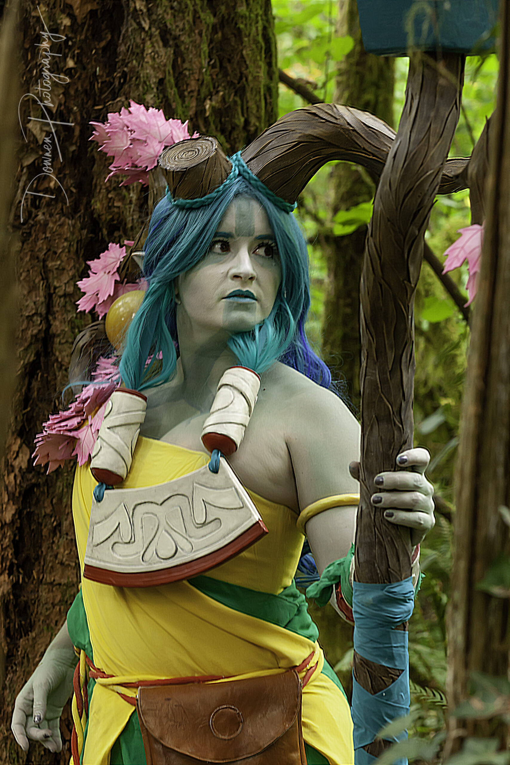 ©2018 Downen Photography – All rights reserved. AbbyCat cosplays Nature’s Prophet “Guardian of the Eternal Seasons” from DOTA 2