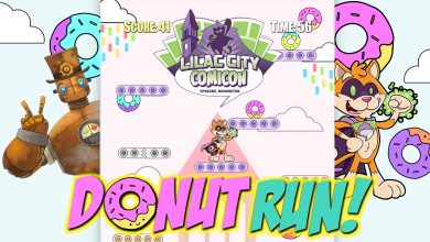 Lilac City Comicon Donut Run Game Featured Image