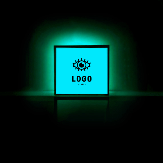 130249 led lightbox square black full bleed cutout