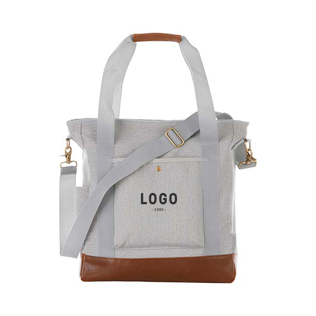 130195 upstate commuter tote one color one location imprint
