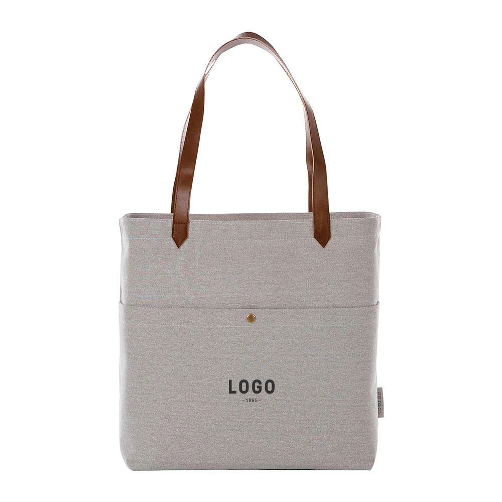130179 harvard canvas tote one color one location imprint